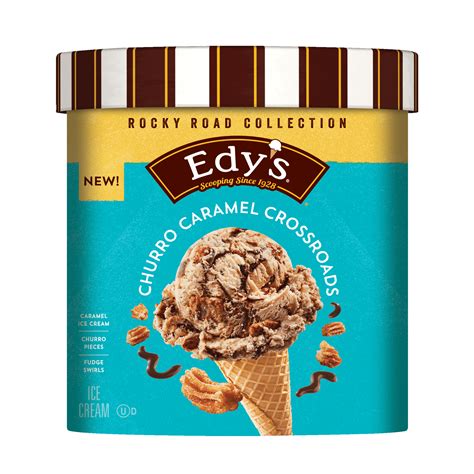 Churro Caramel Crossroads Ice Cream | Edy's® Rocky Road