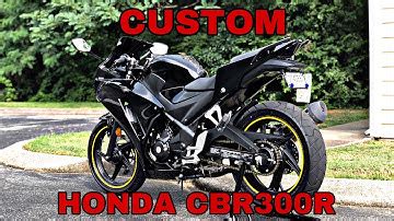 Custom Honda CBR300R Modifications List - honda cb300r mods