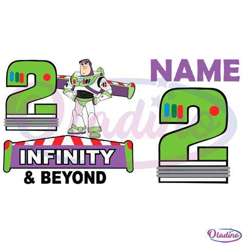 2 Infinity And Beyond SVG Digital File, Birthday Svg, Toy Story Svg