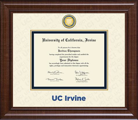 Dimensions Plus Diploma Frame in Prescott University of California ...