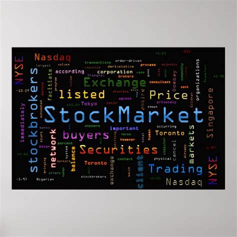 Stock Market Posters, Prints & Poster Printing | Zazzle CA