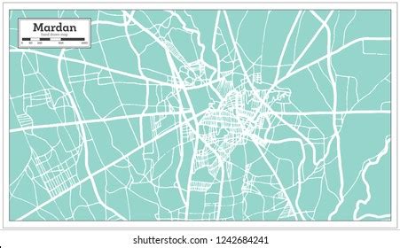 Mardan Pakistan City Map Retro Style Stock Illustration 1242684241 | Shutterstock