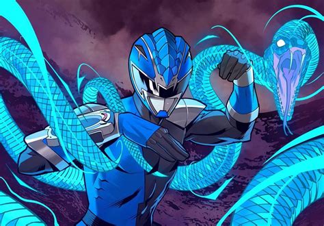 Official HyperForce Blue artwork for Renegade Games' Heroes of the Grid : powerrangers | Power ...