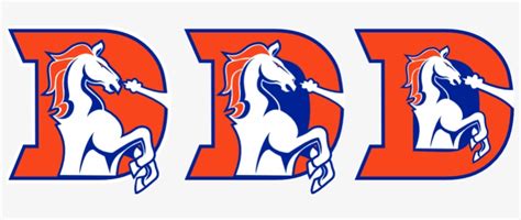 Broncos Logo - Old Broncos Logo Png - 801x266 PNG Download - PNGkit