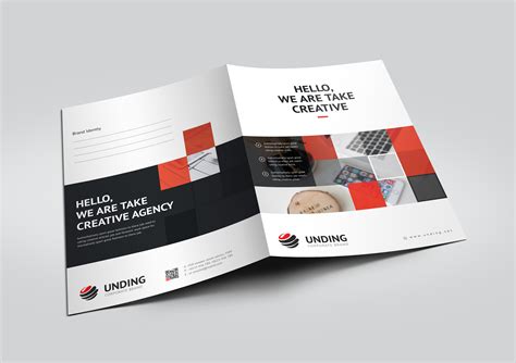 Asclepius Modern Corporate Presentation Folder Template - Graphic Mega | Graphic Templates Store