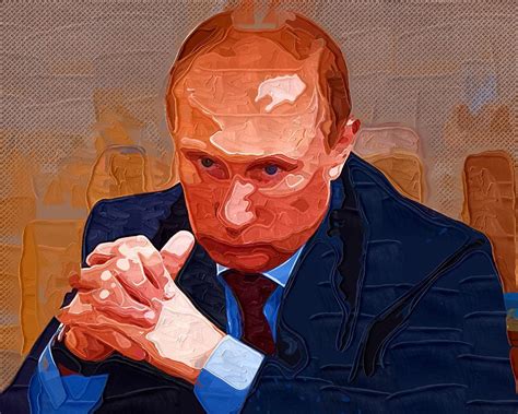 Vladimir Putin Portrait by Victor Gladkiy