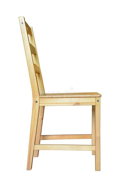 Side view of wooden chair stock image. Image of comfort - 124095265