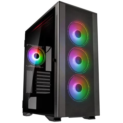 Buy KOLINK Stronghold Prism RGB Black - Gaming PC Case EATX with Mesh ...