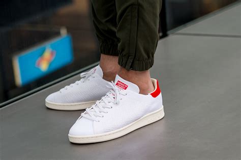 Adidas Stan Smith Primeknit White/Red