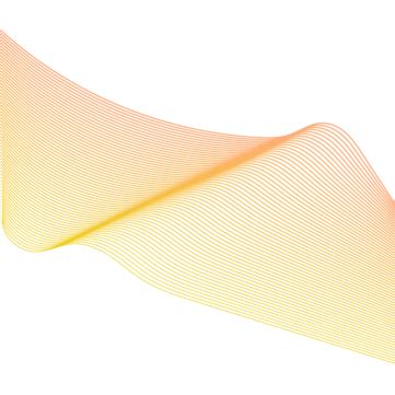Orange Adn Red Wavy Line Shading Transparent Image Vector, Wavy, Wave, Line PNG and Vector with ...