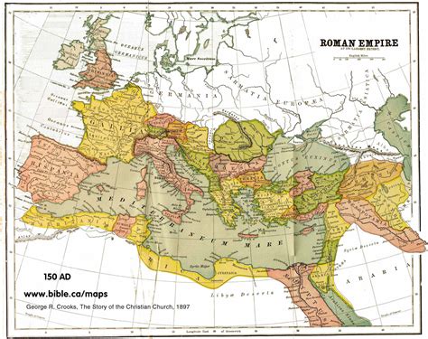 Mapa - La Pax Romana o Pax Augusta