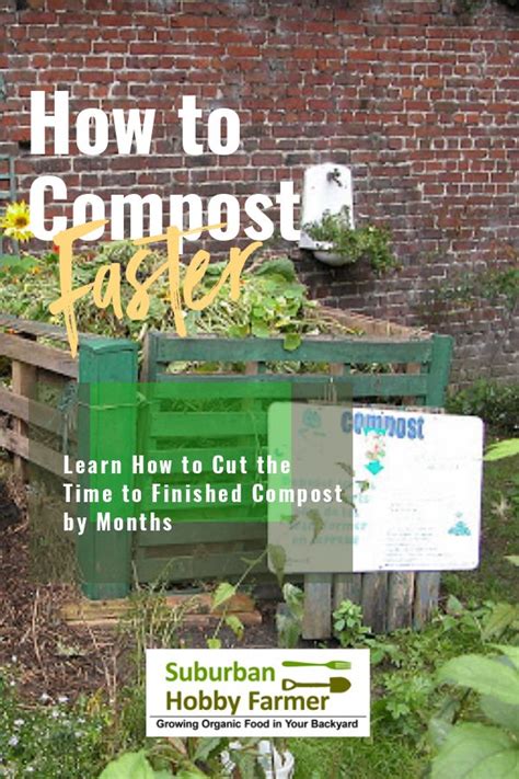 How to Compost Faster, Cut Months Off Your Time to Finished Compost