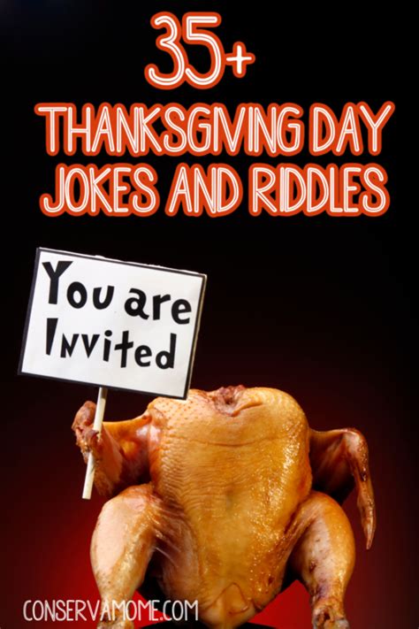 35+ Thanksgiving Day Riddles and Jokes - ConservaMom