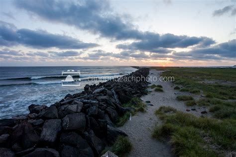 Astoria Jetty at Sunset - Cannon Beach Photo