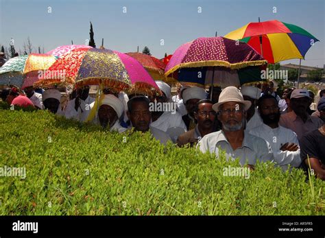 Members of the Beta Israel community attending a funeral of an Israeli ...