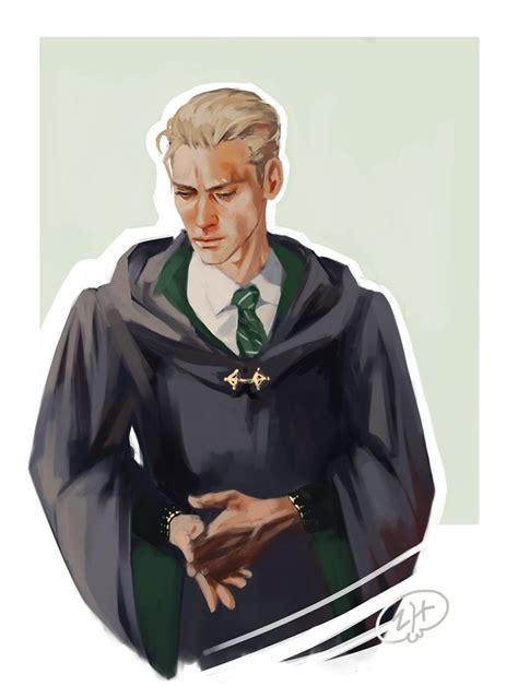 Draco Malfoy - the way I picture him after he acquired the dark mark ...