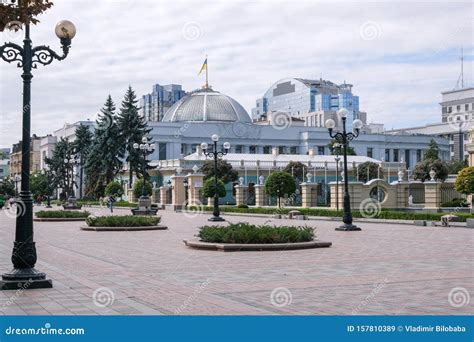 The Main Building of the Verkhovna Rada of Ukraine Editorial Stock Image - Image of council ...