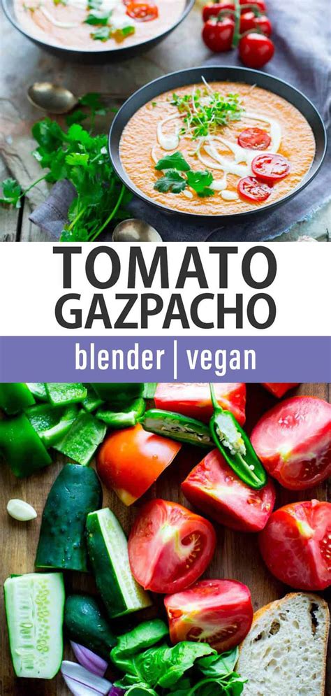 10 Minute Gazpacho - Healthy Seasonal Recipes