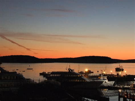 Bar Harbor Maine Early Morning View, Fall Foliage. - MeInMaine Blog