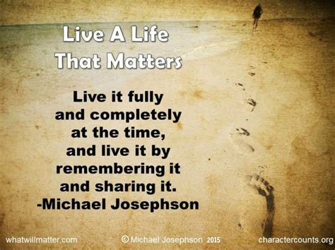 Live a Life that Matters | What Will Matter