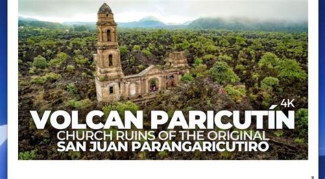 Views: Parícutin Volcano Church Ruins, San Juan Parangaricutiro, Mexico ...