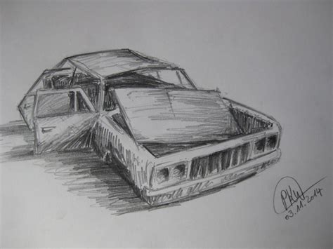 Abandoned car by RadiatingCalm on DeviantArt