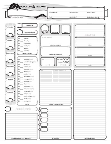 EGD Adventures: Character Creation Guide (D&D 5E)