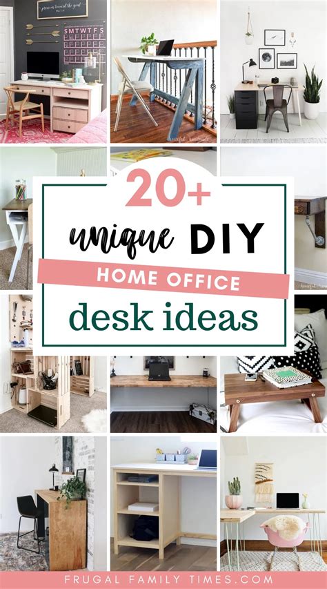 20+ Unique Home Office Desk Ideas You Can DIY | This DIY Life