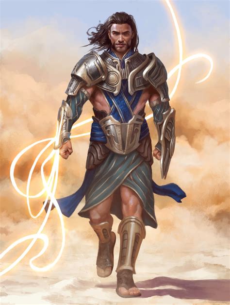 Gideon, Martial Paragon MtG Art from Amonkhet Set by Daarken - Art of ...