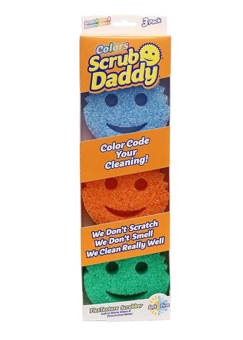 Scrub Daddy Color Sponge -3 Pack : Amazon.in: Home Improvement