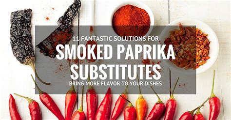 Smoked Paprika Substitute - 11 Fantastic Solutions For You