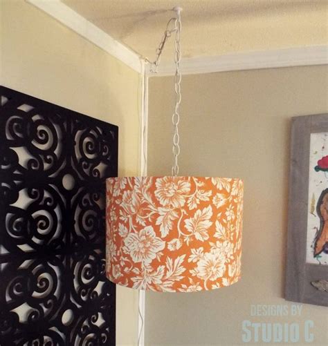 DIY Hanging Light | Diy hanging light, Hanging lamp shade, Hanging lights