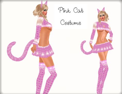 Second Life Marketplace - Cathi - Pink Cat Costume