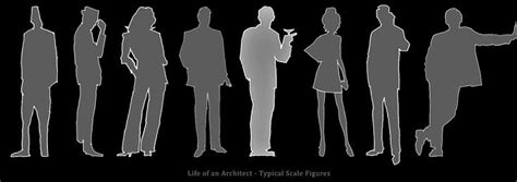 Architectural Scale Figures | Life of an Architect | Architectural scale, Scale figures ...