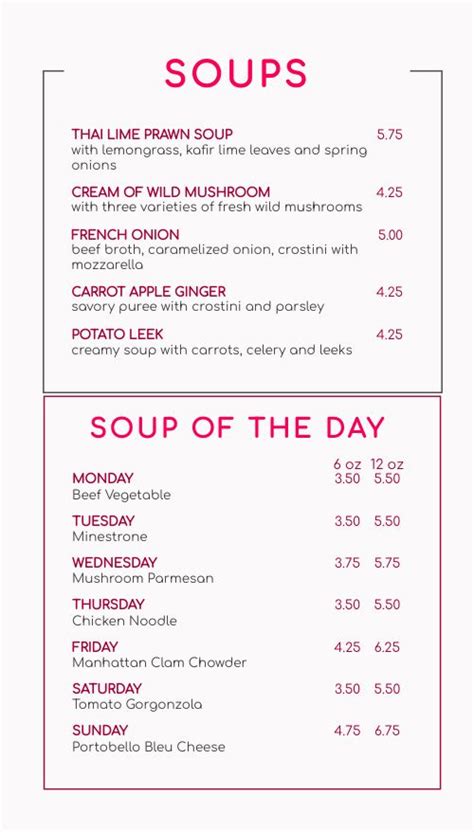 Pink Cafe Tall Digital Menu Board Template by MustHaveMenus