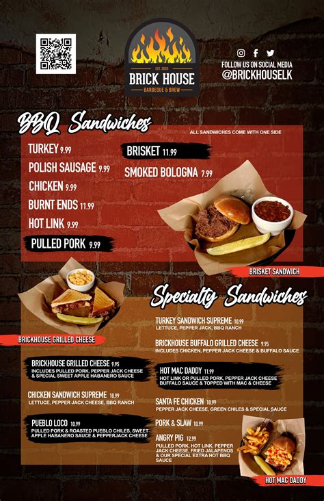 Menu — BrickHouse BBQ & Brew