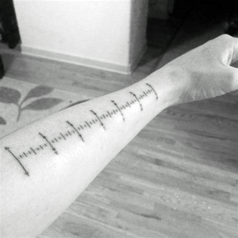 20 Rad Ruler Tattoo Designs for Men [2023 Inspiration Guide]