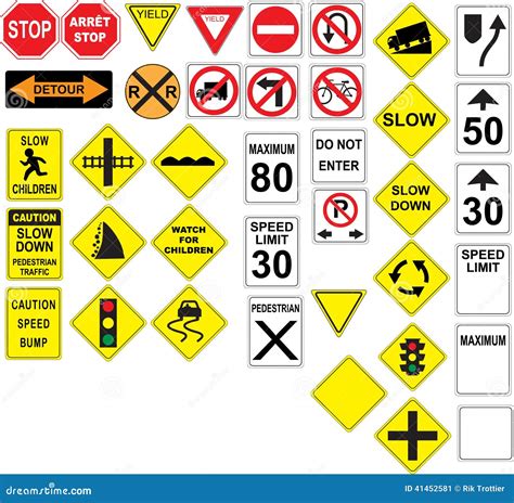 Traffic Signs,Regulatory Signs,No Motor Vehicles Stock Illustration ...