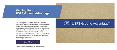 USPS "Ground Advantage" | Let's Talk Guild