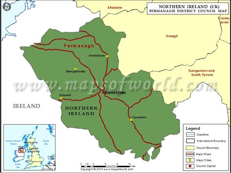 Map of Fermanagh