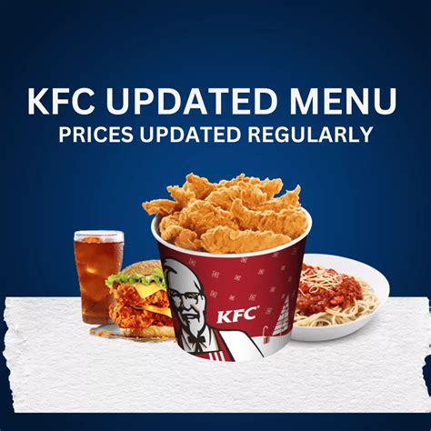 KFC Menu Prices In Philippines: March 2024 [Updated Menu]