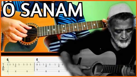 O Sanam Guitar Chords Lesson | Fingerstyle Guitar Cover | Lucky Ali ...