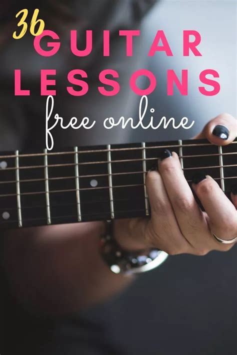 36 Free Guitar Lessons - Perfect For Beginners