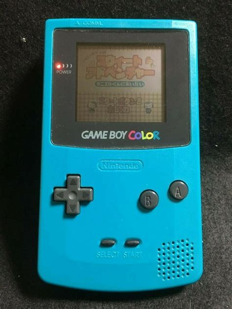 Nintendo GameBoy Color Teal Blue System Console Only gb gbc TESTED VG # ...