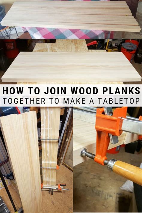 7 practical tips to use when joining wood planks for a tabletop! | Diy table top, Wood diy, Wood ...