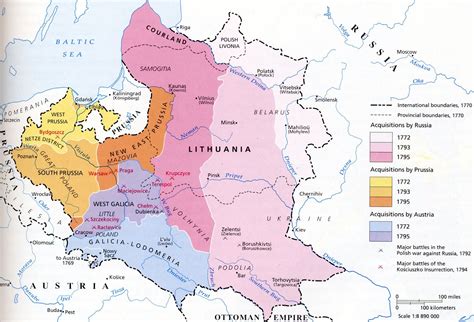 Partitions of Poland (1772-1795) [2256x1535] : MapPorn