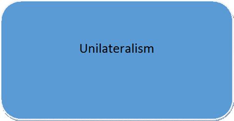 Pros and Cons of Unilateralism - Pros an Cons