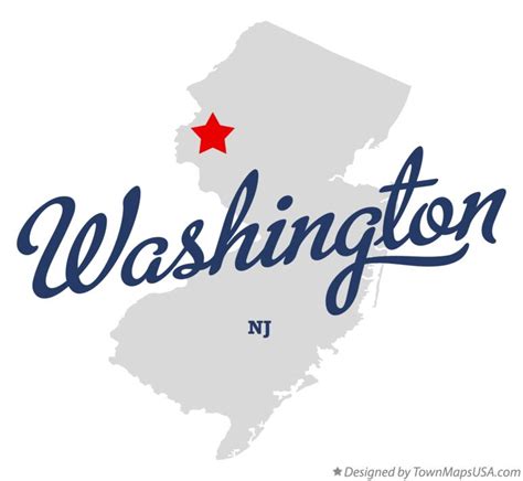 Map of Washington, Warren County, NJ, New Jersey