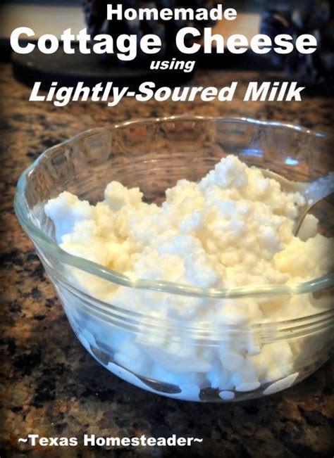 Homemade Cottage Cheese | Recipe | Homemade cottage cheese, Sour milk recipes, Soured milk