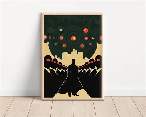 Matrix Poster Matrix Wall Art Keanu Reeves Vintage Matrix Poster Retro Matrix Retro Poster Home ...